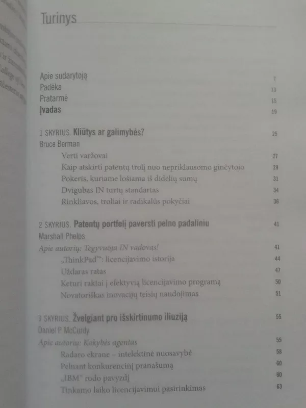 Kaip uždirbti iš inovacijų: žmonės, intelektinę nuosavybę paverčiantys akcininkų turtu - Karen Berman, Joe  Knight, John  Case, knyga 4