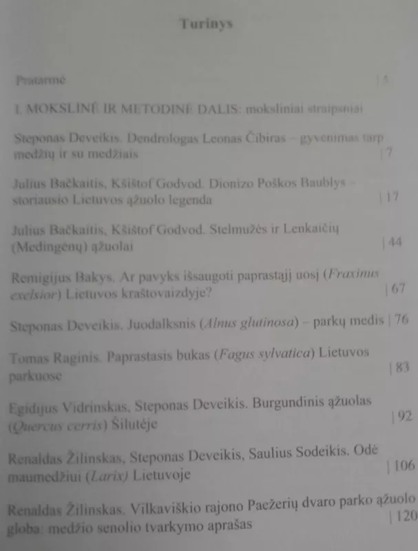 Medis Lietuvos kraštovaizdyje - Autorių Kolektyvas, knyga 4
