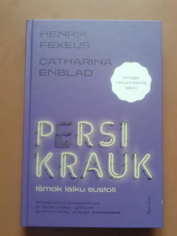 Persikrauk! Išmok laiku sustoti - Catharina Enblad, knyga 2