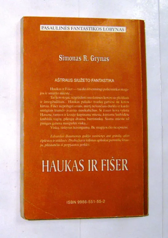 Haukas ir Fišer - Simonas R. Grynas, knyga 3