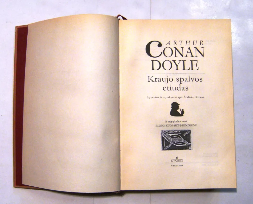 Kraujo spalvos etiudas - Arthur Conan Doyle, knyga 3