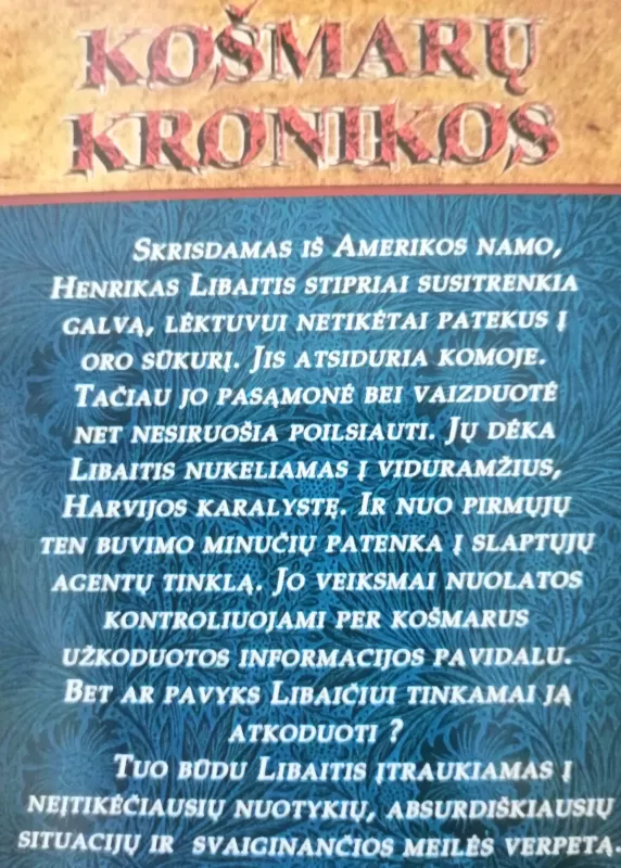 Košmarų kronikos - Darius Tauginas, knyga 2
