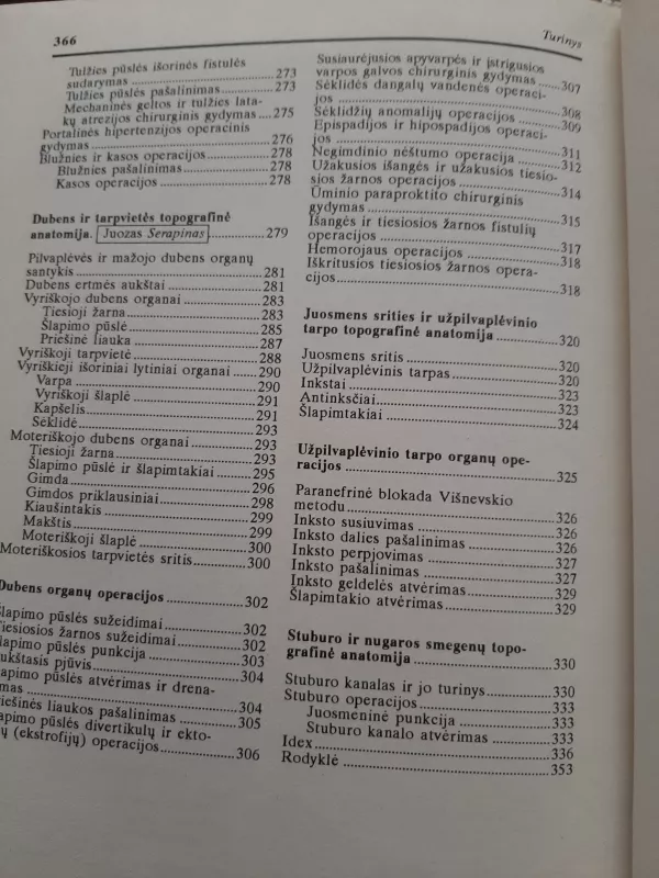 Topografinė anatomija ir operacinė chirurgija - Jurgis Brėdikis, knyga 6