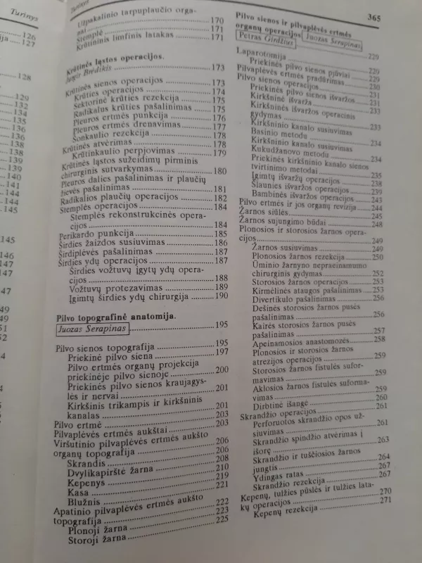 Topografinė anatomija ir operacinė chirurgija - Jurgis Brėdikis, knyga 5