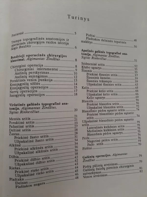 Topografinė anatomija ir operacinė chirurgija - Jurgis Brėdikis, knyga 3