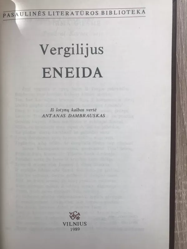 Eneida - Autorių Kolektyvas, knyga 3