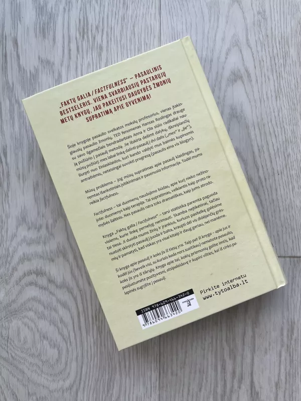 Faktų galia. Factfulness - Hans Rosling, knyga 3