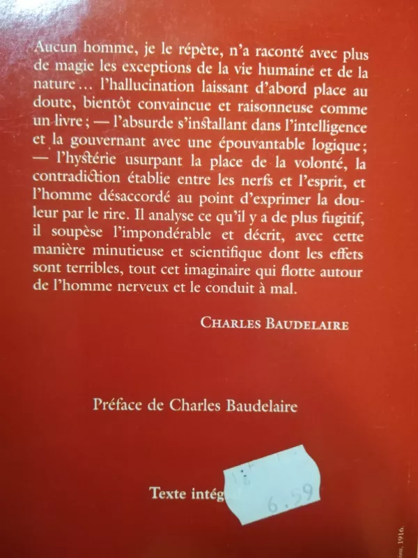 Histoires extraordinaires - Edgaras Barouzas, knyga 3