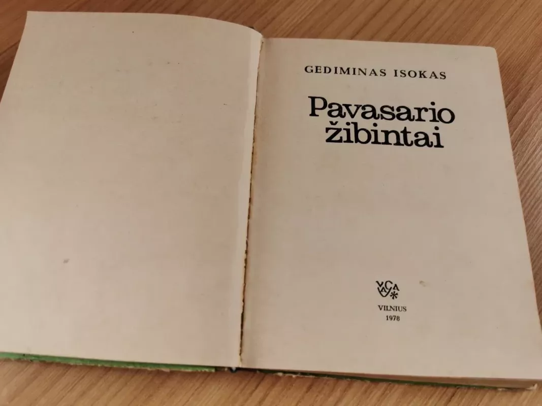 Pavasario žibintai - Gediminas Isokas, knyga 3