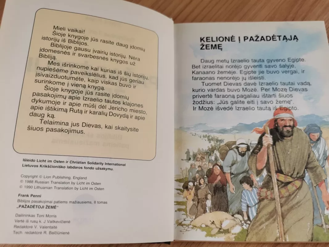 Biblijos skaitiniai patiems mažiausiems (2 tomas). Pažadėtoji žemė - Frank Penni, knyga 3