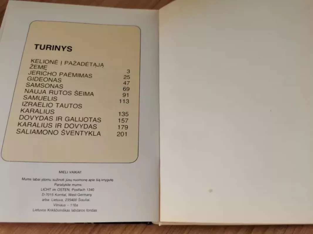 Biblijos skaitiniai patiems mažiausiems (2 tomas). Pažadėtoji žemė - Frank Penni, knyga 5