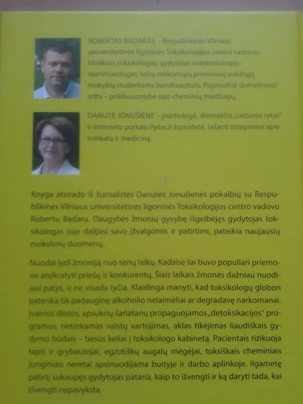 Toksikologo užrašai - Robertas Badaras, Danutė  Jonušienė, knyga 4