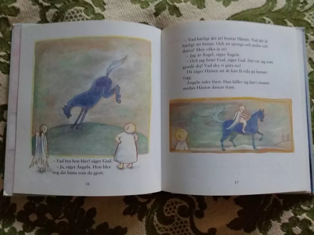 Ängeln och den bla hästen - Ulf Stark, knyga 4