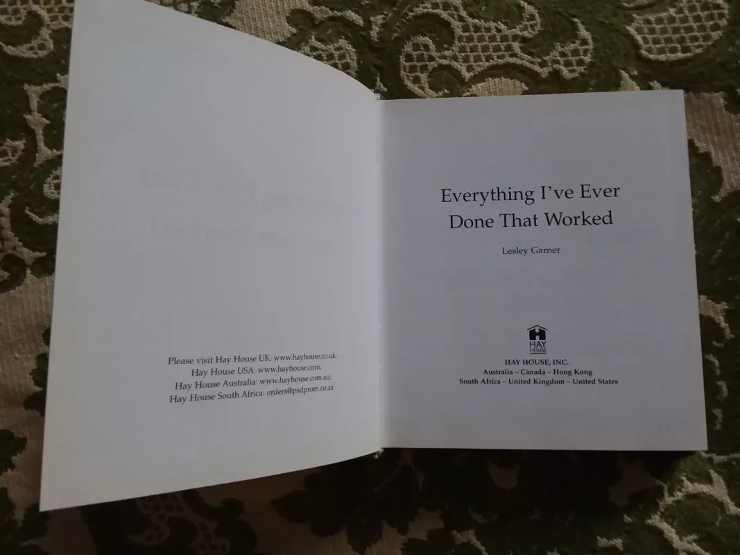 Everything I've Ever Done That Worked - Lesley Garner, knyga 2
