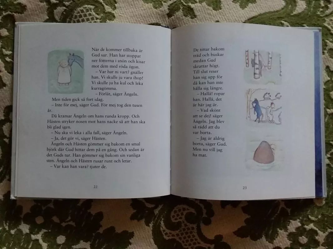 Ängeln och den bla hästen - Ulf Stark, knyga 3