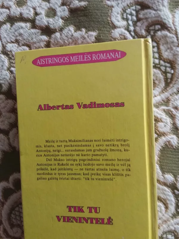 Tik tu vienintelė - Albertas Vadimosas, knyga 3