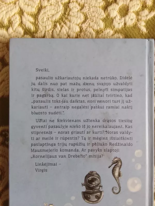 Slaptoji Kornelijaus van drebelio misija - Virgis Šidlauskas, knyga 5