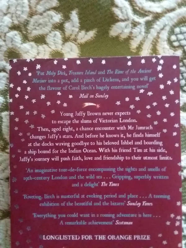 Jamrach's Menagerie - Carol Birch, knyga 4