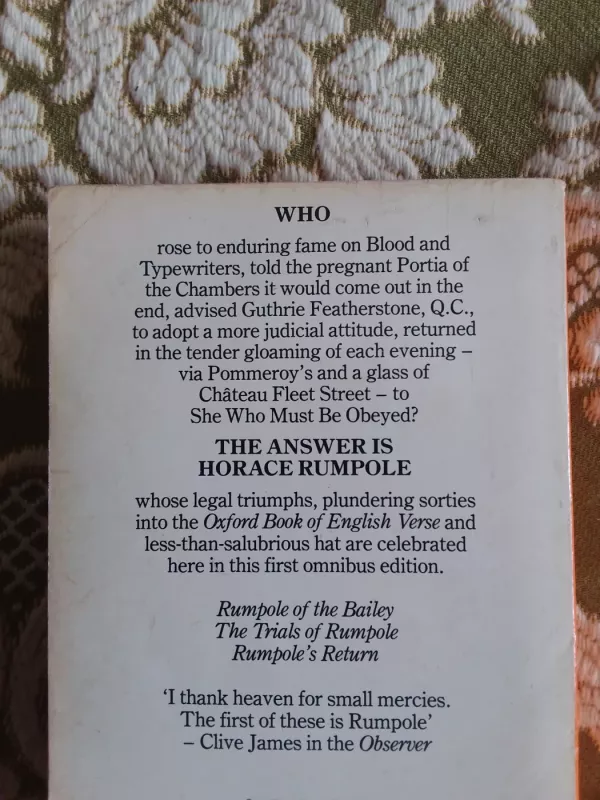 The First Rumpole Omnibus - John Mortimer, knyga 4