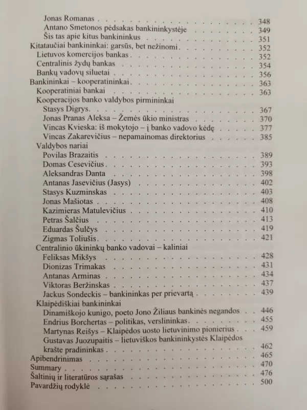 Lietuvos bankininkai. Gyvenimų ir darbų pėdsakai 1918-1940 - Vladas Terleckas, knyga 3