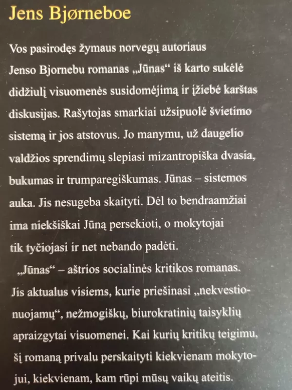 Jūnas - Jens Bjorneboe, knyga 4