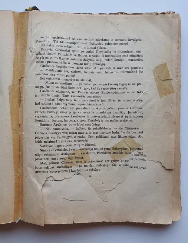 Čipolino nuotykiai - Džanis Rodaris, knyga 6