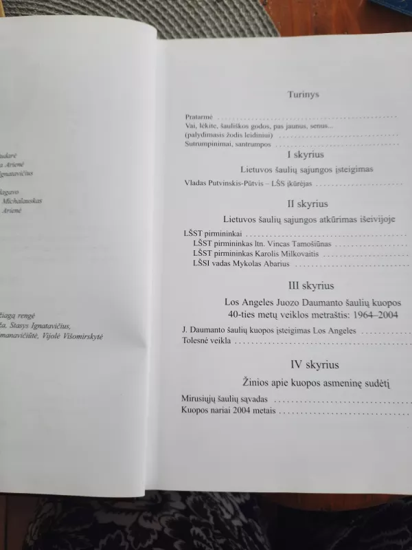 Los Angeles Juozo Daumanto šaulių kuopos istorija - I. Arienė, S.  Ignatavičius, knyga 3
