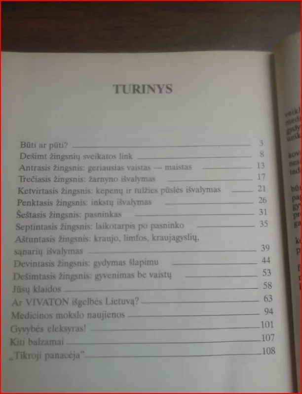 10 žingsnių sveikatos link - Malovičko A., knyga 4