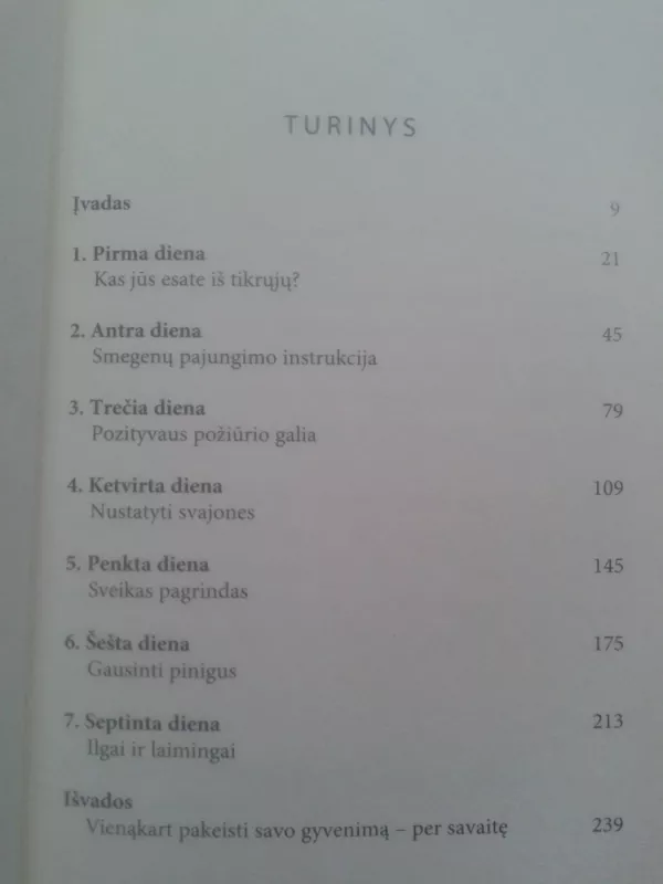 Pakeisk gyvenimą per 7 dienas - Paul McKenna, knyga 5