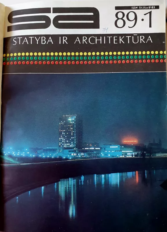 Statyba ir architektūra 1989 - Autorių Kolektyvas, knyga 2
