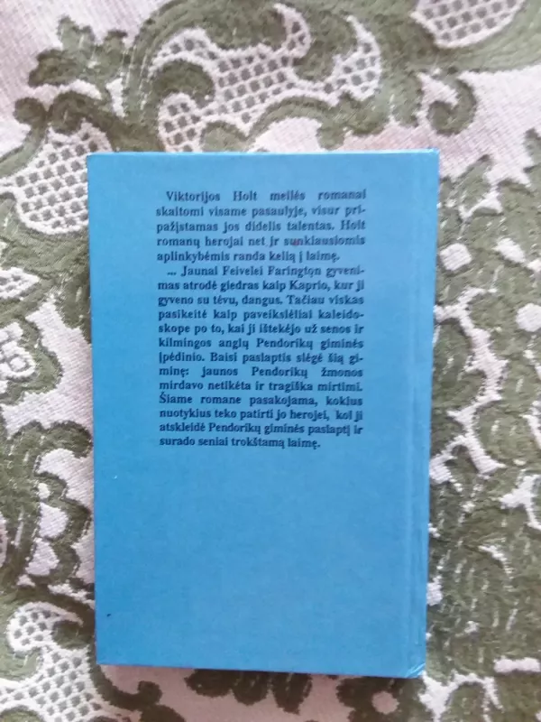 Sunkus kelias į laimę - Viktorija Holt, knyga 3