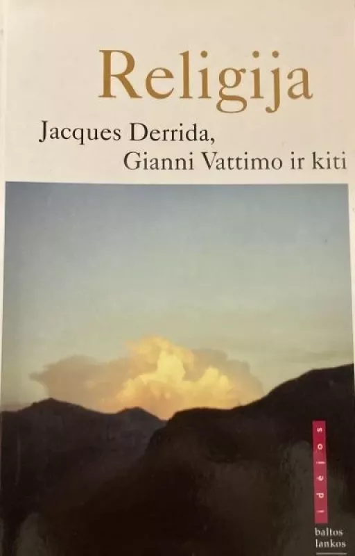Religija - J. Derrida, ir kiti , knyga