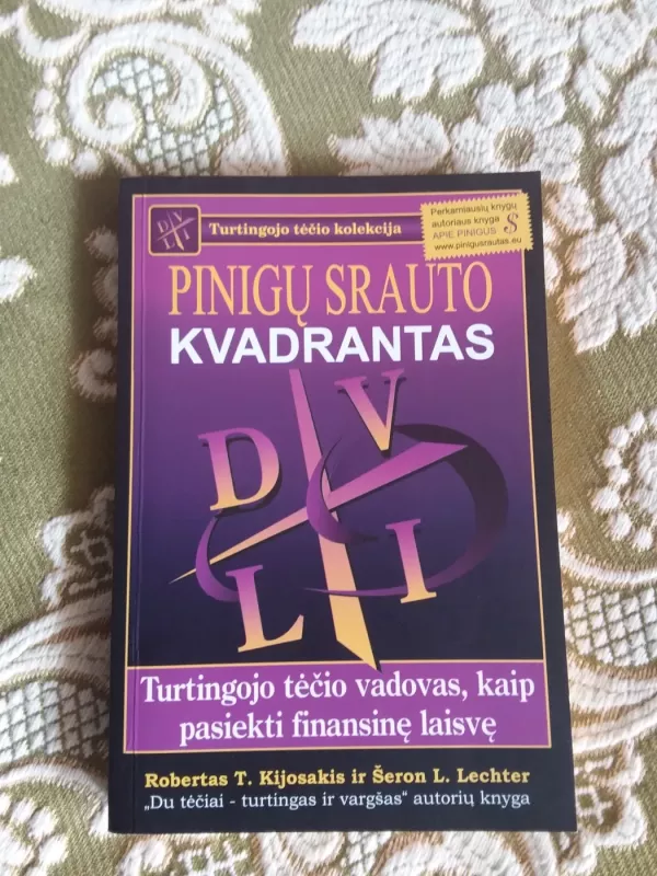 PINIGŲ SRAUTO KVADRANTAS.  Turtingojo tėčio vadovas, kaip pasiekti finansinę laisvę - Autorių Kolektyvas, knyga 2