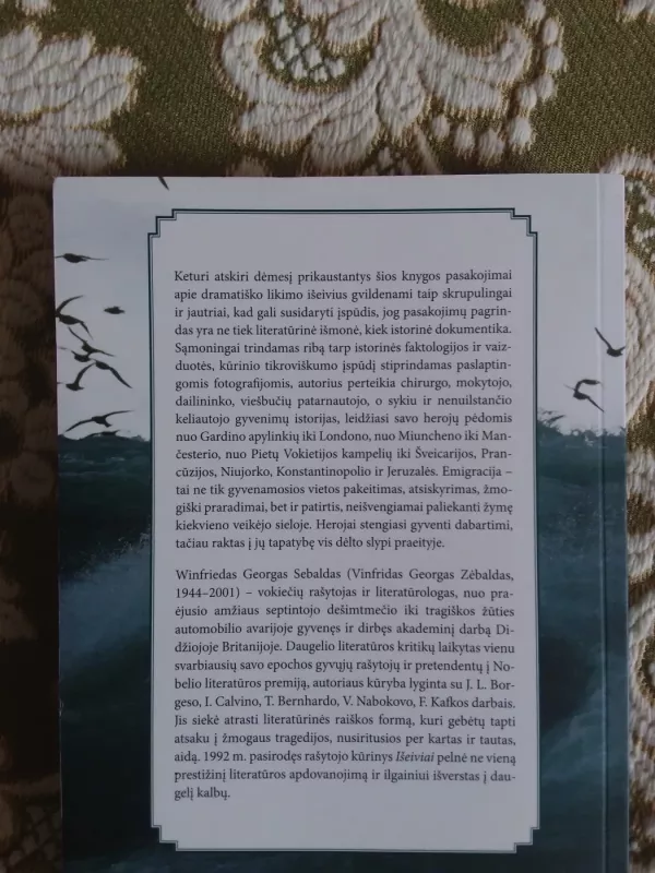 Išeiviai - W.G. Sebald, knyga 5