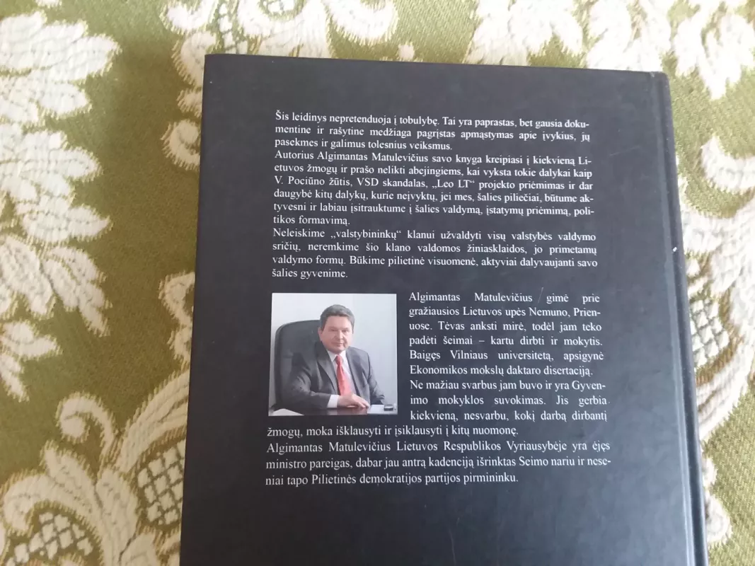 Valstybės valdymo užkulisiai - Algimantas Matulevičius, knyga 4