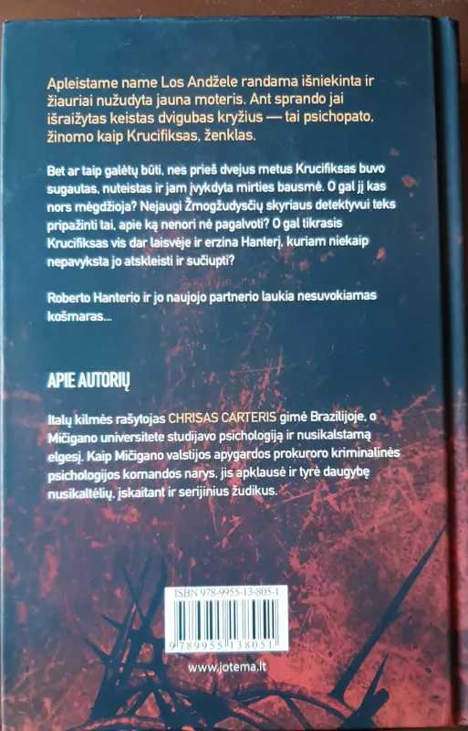 Krucifiksas - Chris Carter, knyga 3