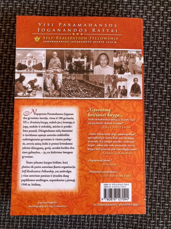 Jogo autobiografija - Jogananda Paramahansa, knyga 3