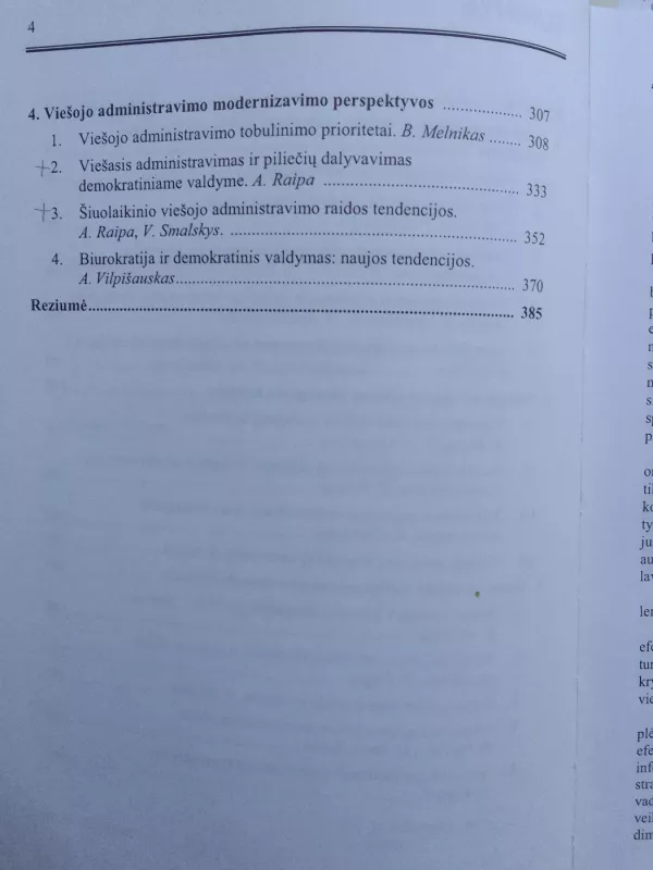 Viešojo administravimo efektyvumas - Autorių Kolektyvas, knyga 4