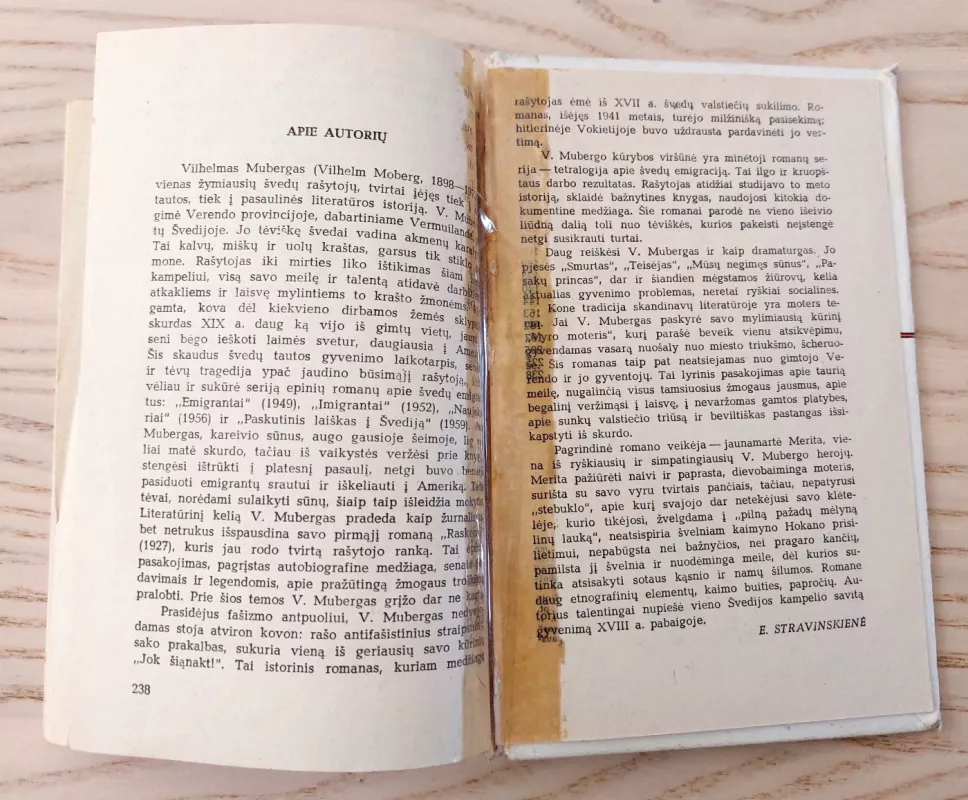 Vyro moteris - Vilhelmas Mubergas, knyga 4