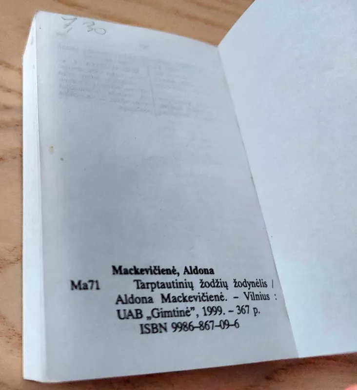 Tarptautinių žodžių žodynėlis - Autorių Kolektyvas, knyga 5