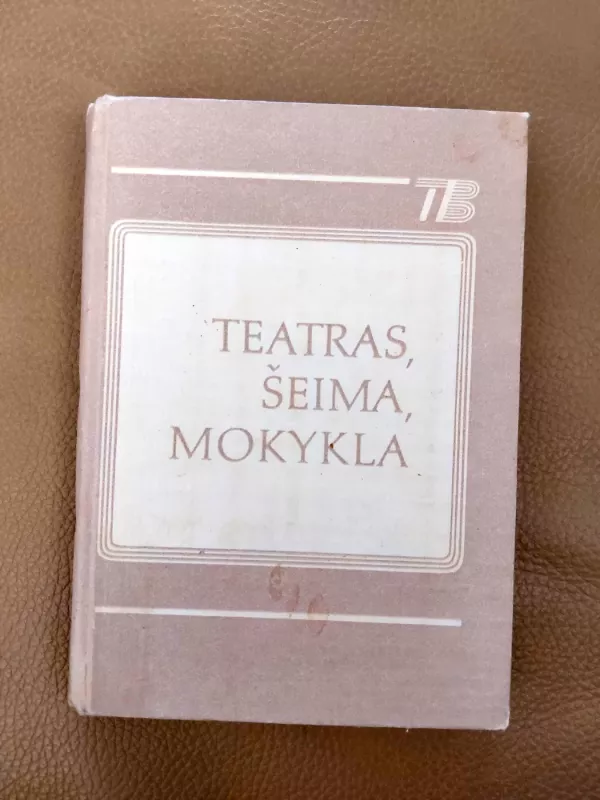 Teatras, šeima, mokykla - J. Zubkovas, knyga