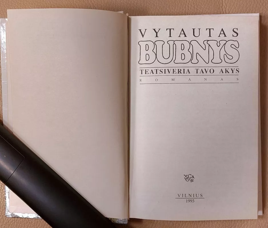 Teatsiveria tavo akys - Vytautas Bubnys, knyga 3