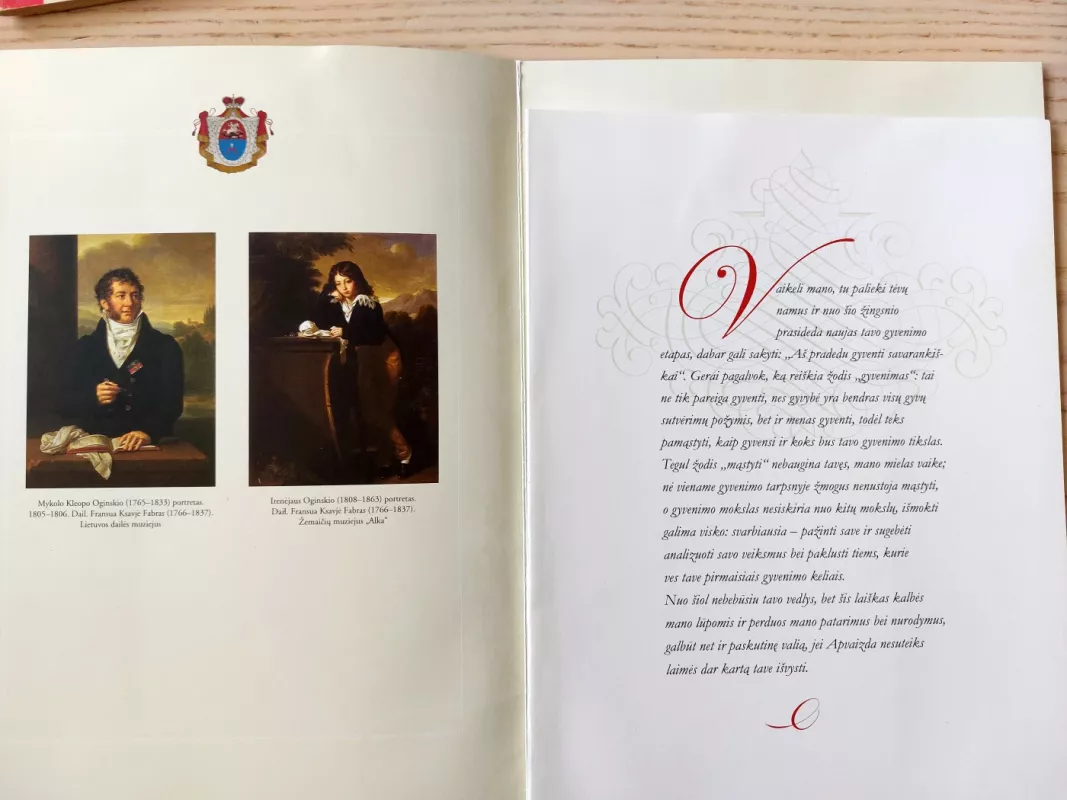 Priesakai sūnui / Preceptes a mon fils / Precepts to a son - Mykolas Kleopas Oginskis, knyga 3