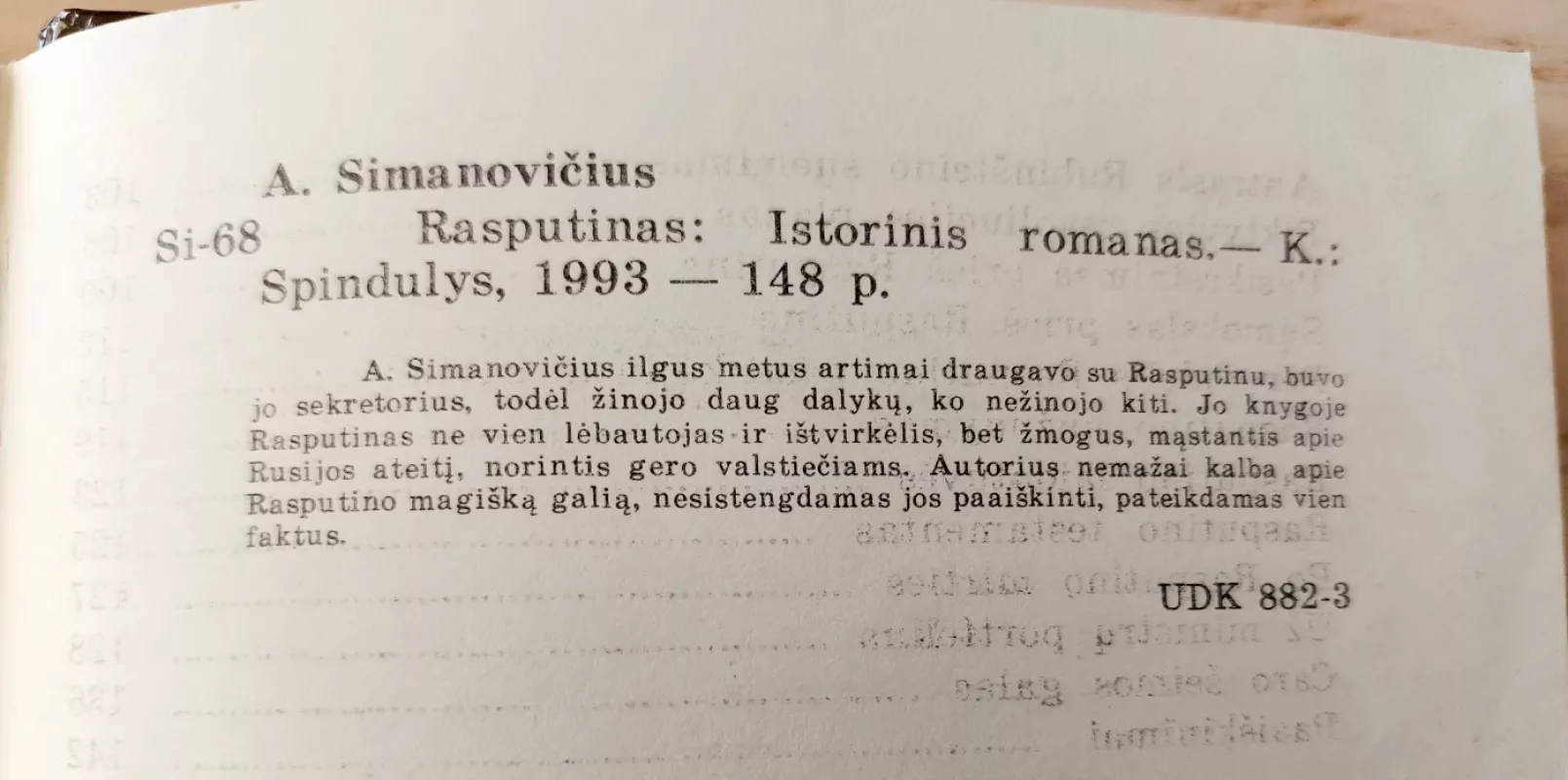 Rasputinas - A. Simanovičius, knyga 5