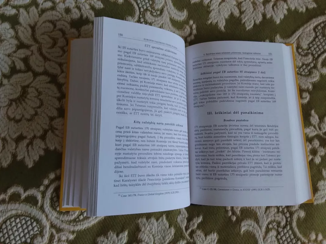 Europos Sąjungos teisės įvadas - Walter Cairns, knyga 3