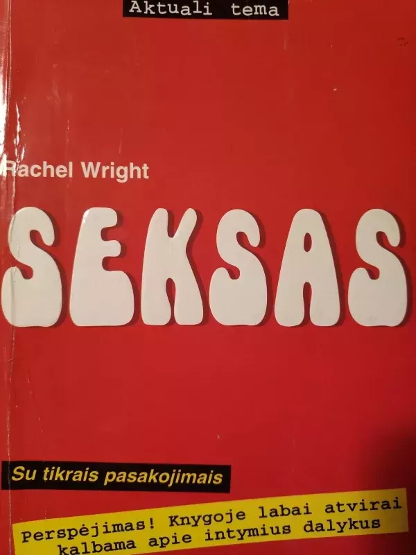 Seksas - Rachel Wright, knyga