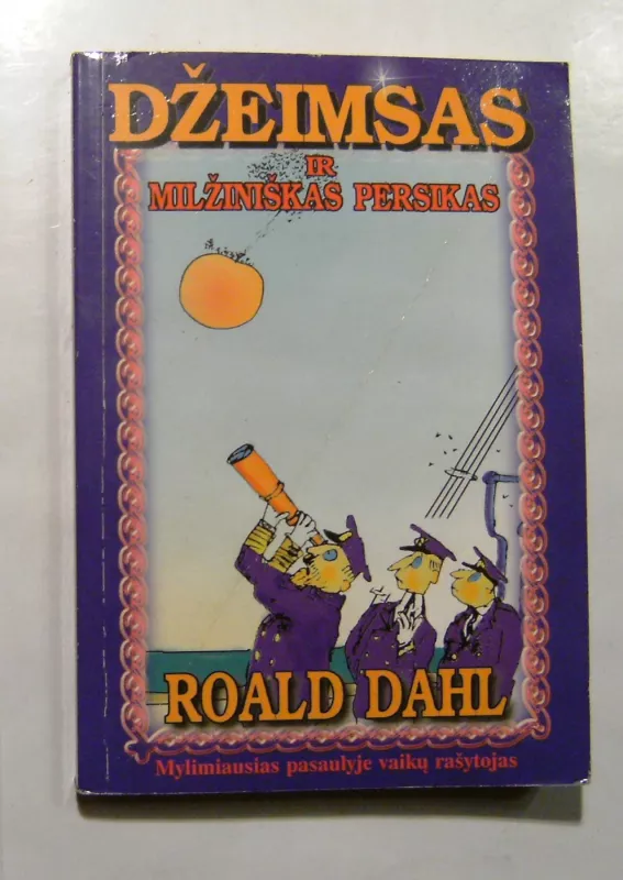 Džeimsas ir milžiniškas persikas - Roald Dahl, knyga