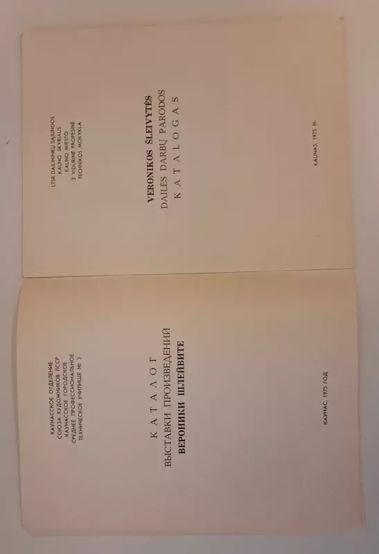 Veronikos Šleivytės dailės darbų parodos katalogas - Autorių Kolektyvas, knyga 4