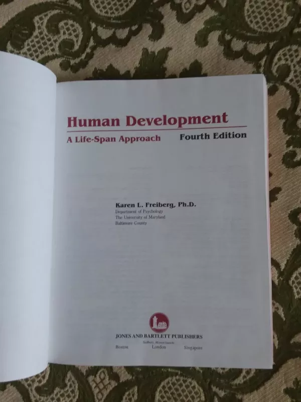 Human Development: A Life-Span Approach - Karen L. Freiberg, knyga 3