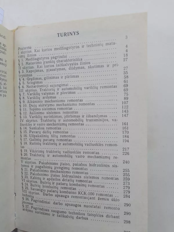 Jaunojo žemės ūkio technikos remontininko žinynas - Autorių Kolektyvas, knyga 3